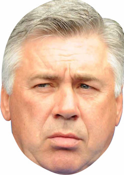 Carlo Ancelotti Sports Celebrity Face Mask Carlo Ancelotti Sports Celebrity Face Mask