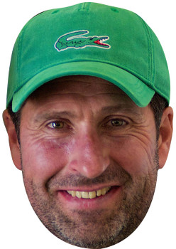 Jose Olathabal Green Hat Sports Celebrity Face Mask Jose Olathabal Green Hat Sports Celebrity Face Mask