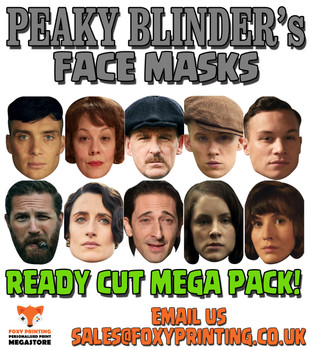 Peaky Blinders Facemasks MEGAPACK Tv Celebrity Face Mask Peaky Blinders Facemasks MEGAPACK Tv Celebrity Face Mask