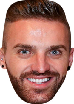 Gaz Geordie Shire Smiling Celebrity Party Face Mask Gaz Geordie Shire Smiling Celebrity Party Face Mask