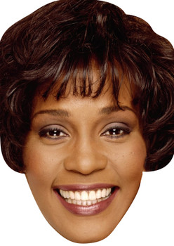 Young Whitney Houston Celebrity Party Face Mask Young Whitney Houston Celebrity Party Face Mask