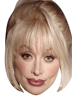 Dolly Parton Face Mask Dolly Parton Face Mask