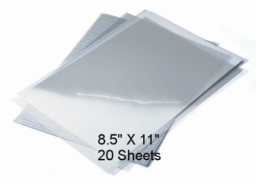 Waterproof Screen Positive Inkjet Film 8.5"X11" 20 Sheets