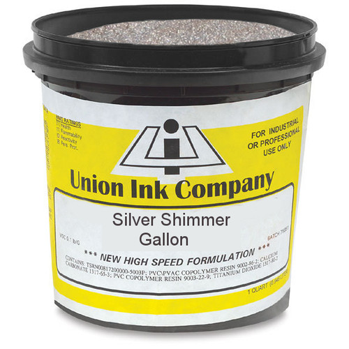 Shimmer Plastisol Bright Silver - Gallon