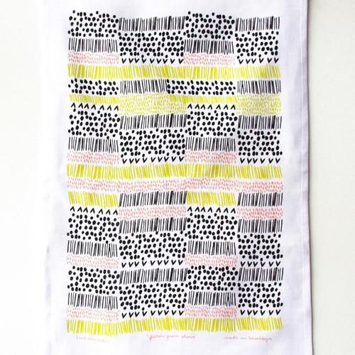 Fields from Above Tea Towel