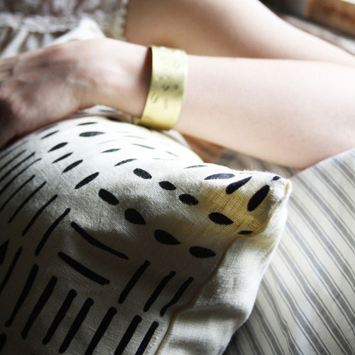 Morse Code Pillow