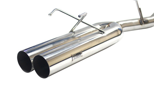 ISR Performance EP (Straight Pipes) Dual Tip Exhaust - Nissan 240sx 89-94 (S13) - 4"