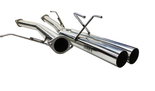 ISR Performance EP (Straight Pipes) Dual Tip Exhaust - Nissan 240sx 95-98 (S14) - 3"