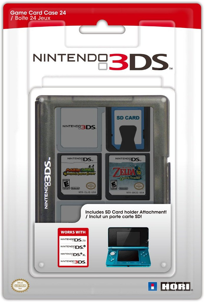 3DS Game Card Case 24 (Black)