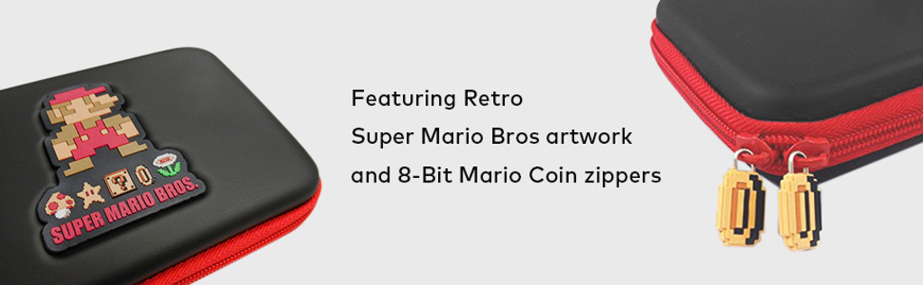 3DS XL Retro Mario Hard Pouch