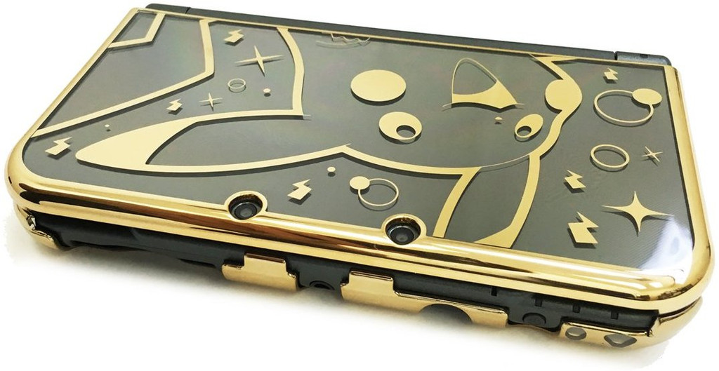 Premium Gold Pikachu Protector for the New Nintendo 3DS XL