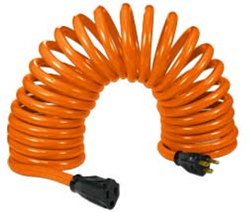 Flexy® Coiled Extension Cord Extends 14 in. to 20 ft. - 10 Gauge - 20 Amps Flexy® Coiled Extension Cord Extends 14 in. to 20 ft. - 10 Gauge - 20 Amps