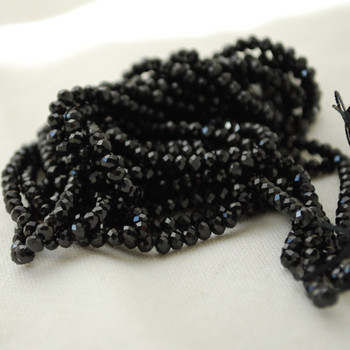 High Quality Grade A Natural Spinel Semi-Precious Gemstone Tiny Faceted Rondelle / Spacer Beads - 1.5mm x 2mm - 15.5" long High Quality Grade A Natural Spinel Semi-Precious Gemstone Tiny Faceted Rondelle / Spacer Beads - 1.5mm x 2mm - 15.5" long