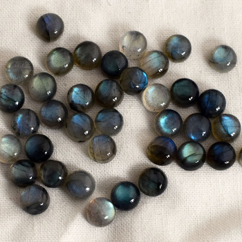 Grade AA Natural Labradorite Semi-precious Gemstone Round Cabochon - 3mm, 4mm, 5mm, 6mm, 7mm, 8mm, 10mm sizes Grade AA Natural Labradorite Semi-precious Gemstone Round Cabochon - 3mm, 4mm, 5mm, 6mm, 7mm, 8mm, 10mm sizes