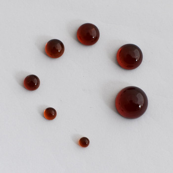 Grade AA Natural Hessonite Garnet Semi-precious Gemstone Round Cabochon - 3mm, 4mm, 5mm, 6mm, 7mm, 8mm, 10mm sizes Grade AA Natural Hessonite Garnet Semi-precious Gemstone Round Cabochon - 3mm, 4mm, 5mm, 6mm, 7mm, 8mm, 10mm sizes