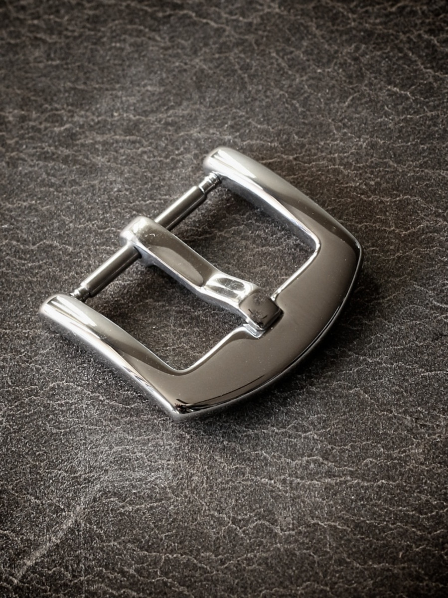 Slim Polished Steel Spring Bar Watch Buckle