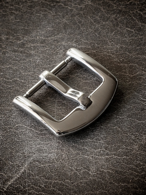 Slim Polished Steel Spring Bar Watch Buckle