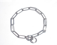 3MM Chrome Steel Fur Saver Dog Collar 3MM Chrome Steel Fur Saver Dog Collar