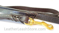 Bullhide Leather Leash -
5/8" Chocolate Brown with Brass Snap Bullhide Leather Leash -
5/8" Chocolate Brown with Brass Snap