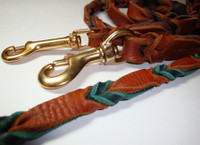Chevron Braided Leash
Tobacco and Teal Chevron Braided Leash
Tobacco and Teal