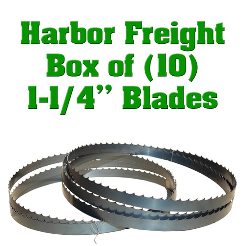 Band saw blades for Harbor Freight sawmill