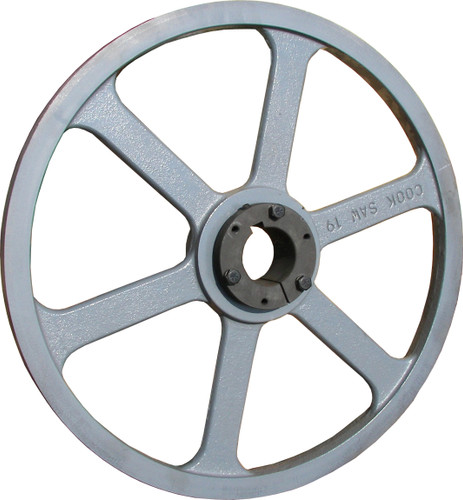 19" band wheel for portable sawmill and resaw bandsaw blades