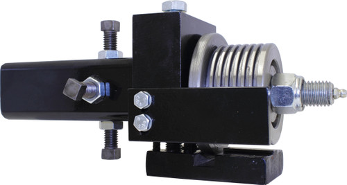 Mega Retrofit with jaw for bandsaw blade guide systems on portable sawmills and resaws