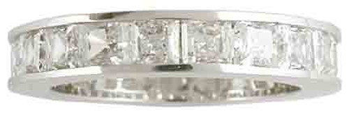 4.40 Carats Princess Cut CZ Full Eternity Band