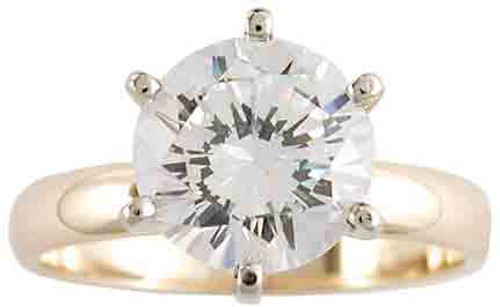 2.00Ct Round Special Cut Cubic Zirconia Solitaire