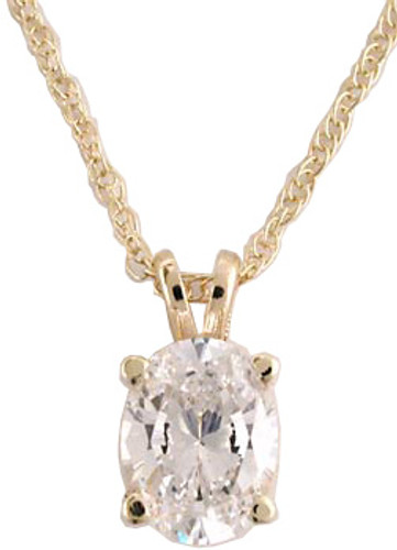 Exquisite 1.25 Carat Oval Cubic Zirconia