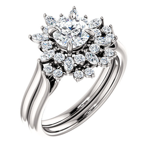 Highest Quality Cubic Zirconia Wedding Set