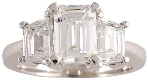 1 Carat Emerald Cut in Solid 14k Gold