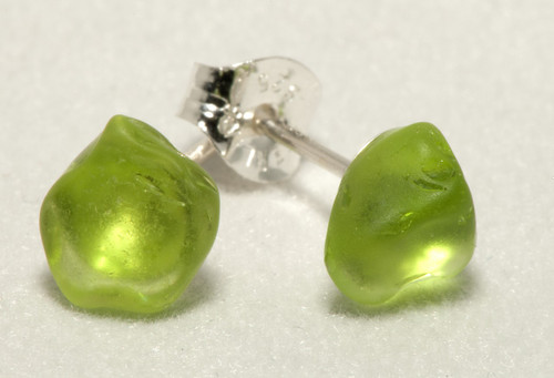 Lime Stud Post Earrings