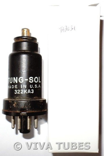 NOS Vintage Tung-Sol USA 6K7 Metal Vacuum Tube 100+%