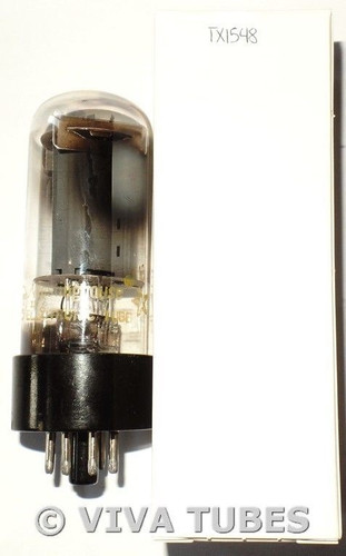 BAD FOR DISPLAY Westinghouse USSR 6L6GC Gray Plate Vacuum Tube