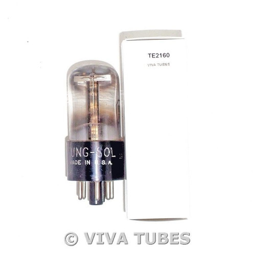NOS Tung-Sol USA 117Z6GT 2 Black ZigZag Plate BTM D Foil Get Vacuum Tube 100+%
