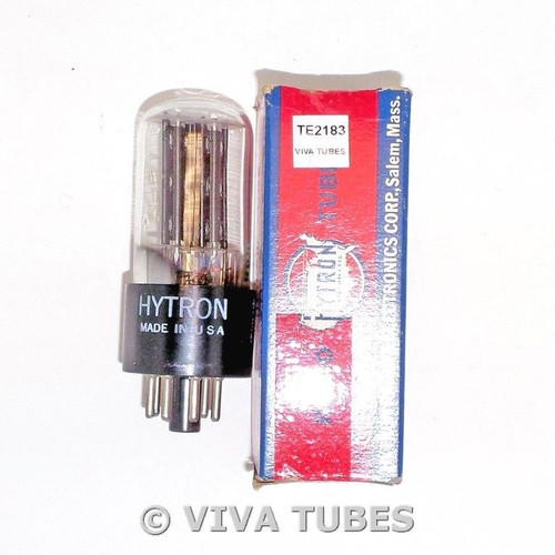 NOS NIB Hytron (CBS) USA 117Z6GT 2 Black ZigZag Plate BTM D Foil Get Vacuum Tube
