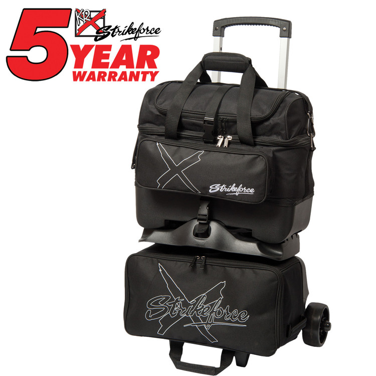 KR Hybrid X 4 Ball Roller Bowling Bag Black