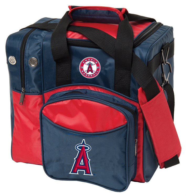 MLB 1 Ball Single Tote Bowling Bag LA Angels