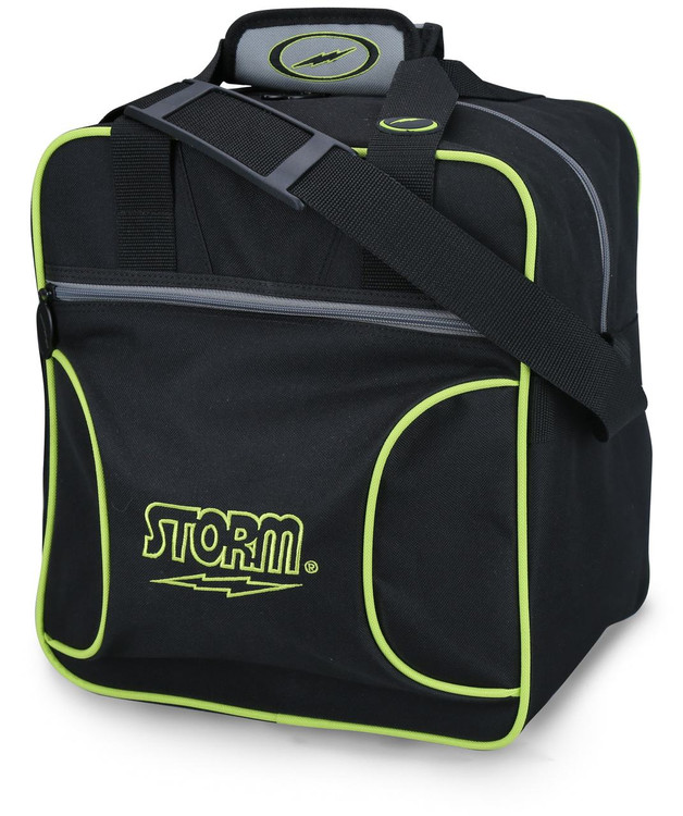 Storm Solo 1 Ball Tote Bowling Bag Black Lime