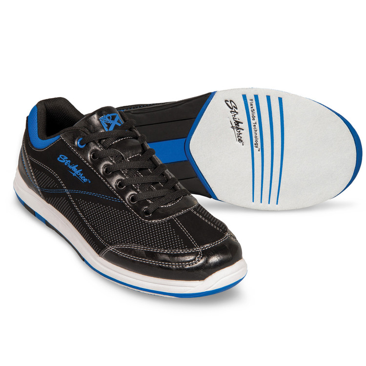 KR Strikeforce Titan Mens Bowling Shoes Black Royal