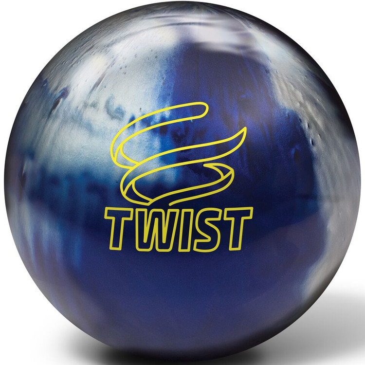 Brunswick Twist Black Blue Silver Bowling Ball