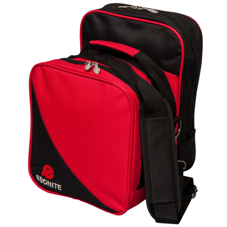 Ebonite Compact 1 Ball Single Tote Bowling Bag Red