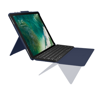 Logitech Slim Combo with detachable keyboard for 12.9-inch iPad Pro - Blue Logitech Slim Combo with detachable keyboard for 12.9-inch iPad Pro - Blue