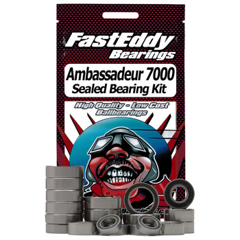 Abu Garcia Ambassadeur 7000 Baitcaster Fishing Reel Rubber Sealed Bearing Kit Abu Garcia Ambassadeur 7000 Baitcaster Fishing Reel Rubber Sealed Bearing Kit