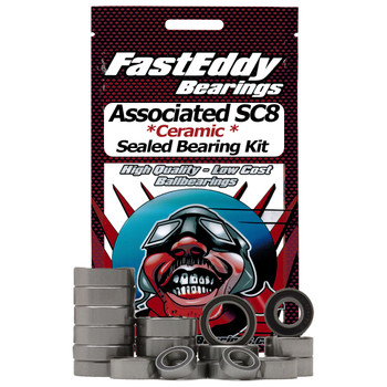 Team Associated SC8 Ceramic Rubber Sealed Bearing Kit Team Associated SC8 Ceramic Rubber Sealed Bearing Kit