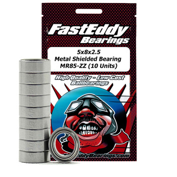 5x8x2.5 Metal Shielded Bearing MR85-ZZ (10 Units) 5x8x2.5 Metal Shielded Bearing MR85-ZZ (10 Units)