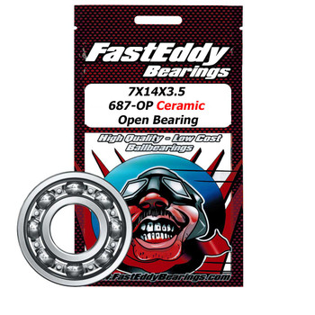 7X14X3.5 687 Ceramic Open Bearing 7X14X3.5 687 Ceramic Open Bearing