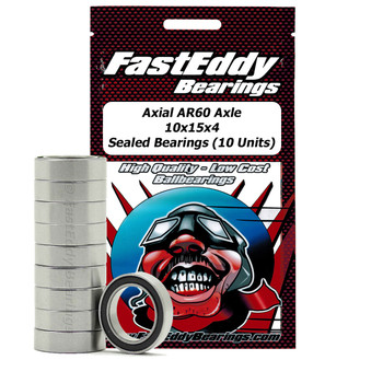Axial AR60 Axle 10x15x4 Sealed Bearings (10 Units) Axial AR60 Axle 10x15x4 Sealed Bearings (10 Units)