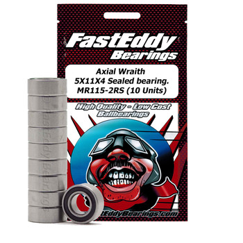 Axial Wraith 5X11X4 Sealed bearing. MR115-2RS (10 Units) Axial Wraith 5X11X4 Sealed bearing. MR115-2RS (10 Units)